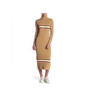 FREE PEOPLE Sport Stripe Midi Dress Size Medium #AE16- EUC